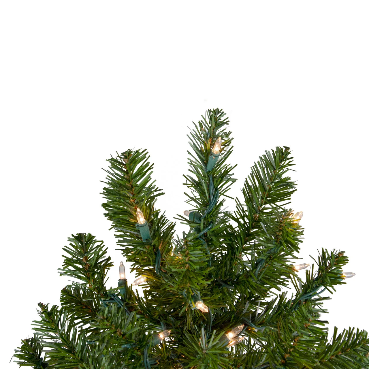 2' Pre-Lit Medium Canadian Pine Artificial Christmas Tree - Clear Lights 6 2' Pre-Lit Medium Canadian Pine Artificial Christmas Tree - Clear Lights - Image 4