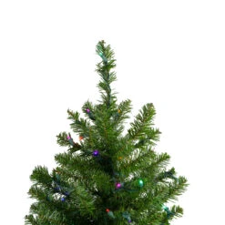 2' Pre-Lit Medium Canadian Pine Artificial Christmas Tree, Multicolor Lights -Optimal Christmas Shop northlight v15848 4update 26664.1683151108