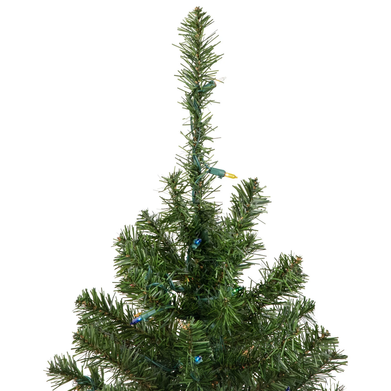 3' Pre-Lit Medium Canadian Pine Artificial Christmas Tree, Multicolor Lights 6 3' Pre-Lit Medium Canadian Pine Artificial Christmas Tree, Multicolor Lights - Image 4