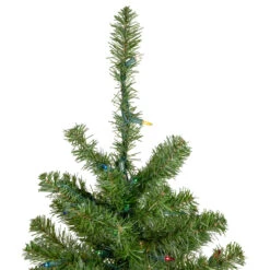 18" Pre-Lit Medium Canadian Pine Artificial Christmas Tree - Multicolor Lights 10 18" Pre-Lit Medium Canadian Pine Artificial Christmas Tree - Multicolor Lights -Optimal Christmas Shop northlight v15853 2new 12412.1667578513