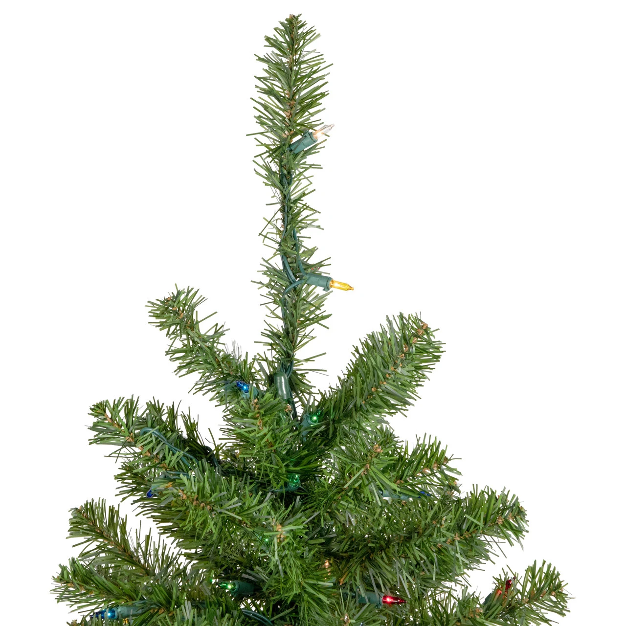 18" Pre-Lit Medium Canadian Pine Artificial Christmas Tree - Multicolor Lights 5 18" Pre-Lit Medium Canadian Pine Artificial Christmas Tree - Multicolor Lights - Image 3