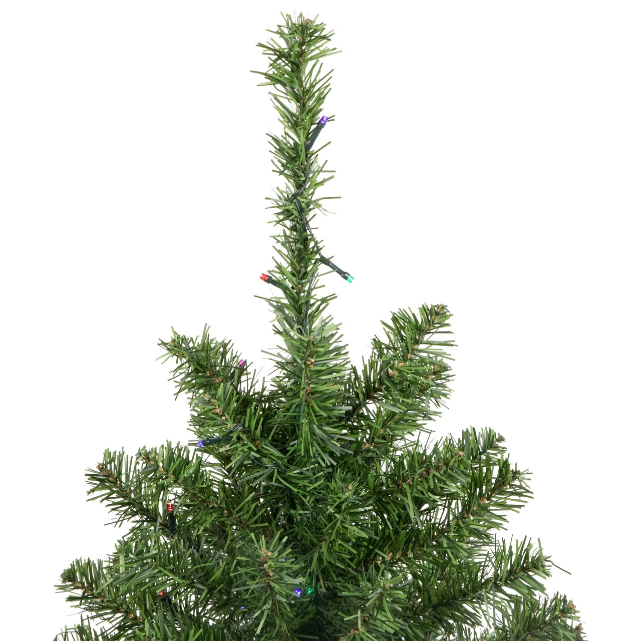 3' Pre-Lit LED Medium Canadian Pine Artificial Christmas Tree - Multicolor Lights 6 3' Pre-Lit LED Medium Canadian Pine Artificial Christmas Tree - Multicolor Lights - Image 4