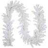 9' X 8" Pre-Lit Snow White Artificial Christmas Garland, Clear Lights 1 9' X 8" Pre-Lit Snow White Artificial Christmas Garland, Clear Lights -Optimal Christmas Shop northlight v15857 28017.1667488159