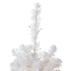 3' Pre-Lit Snow White Artificial Christmas Tree, Clear Lights -Optimal Christmas Shop northlight v15869 2 64187.1667575616