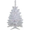 3' Pre-Lit LED Snow White Artificial Christmas Tree, Multi Lights 2 3' Pre-Lit LED Snow White Artificial Christmas Tree, Multi Lights -Optimal Christmas Shop northlight v15871 80845.1682520598