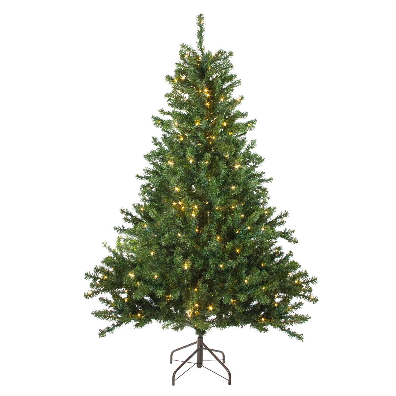 8' Pre-Lit Medium Canadian Pine Artificial Christmas Tree - Candlelight LED Lights 4 8' Pre-Lit Medium Canadian Pine Artificial Christmas Tree - Candlelight LED Lights - Image 2