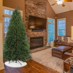 10' Pre-Lit Full Northern Pine Artificial Christmas Tree, Multi Lights 7 10' Pre-Lit Full Northern Pine Artificial Christmas Tree, Multi Lights -Optimal Christmas Shop northlight v15888 3 00466.1667663134