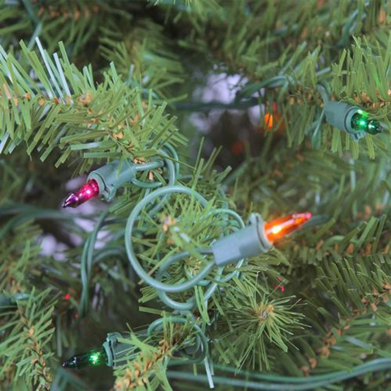 9' Pre-Lit Full Northern Pine Artificial Christmas Tree - Multicolor Lights 5 9' Pre-Lit Full Northern Pine Artificial Christmas Tree - Multicolor Lights - Image 3