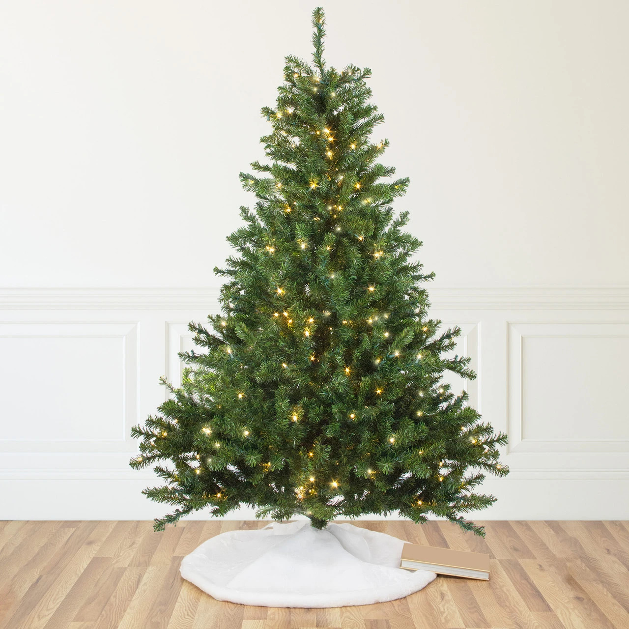 10' Pre-Lit Medium Canadian Pine Candlelight LED Artificial Christmas Tree - Clear Lights 3 10' Pre-Lit Medium Canadian Pine Candlelight LED Artificial Christmas Tree - Clear Lights