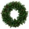 Green Royal Oregon Pine Artificial Christmas Wreath With Pinecones, 48-Inch, Unlit -Optimal Christmas Shop northlight v15915update 10009.1667570079