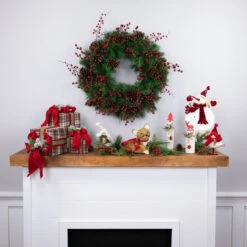 Royal Oregon Pine Artificial Christmas Wreath - 24-Inch, Unlit -Optimal Christmas Shop northlight v15937 thumbnail 58182.1667576182