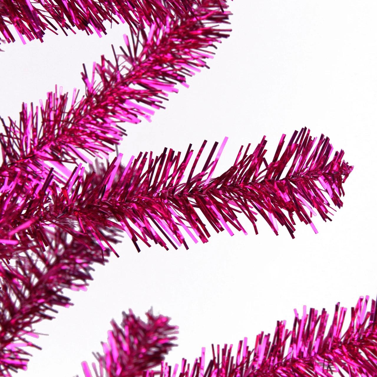 3' Medium Fuchsia Pink Pine Twig Artificial Christmas Tree - Unlit 4 3' Medium Fuchsia Pink Pine Twig Artificial Christmas Tree - Unlit - Image 2