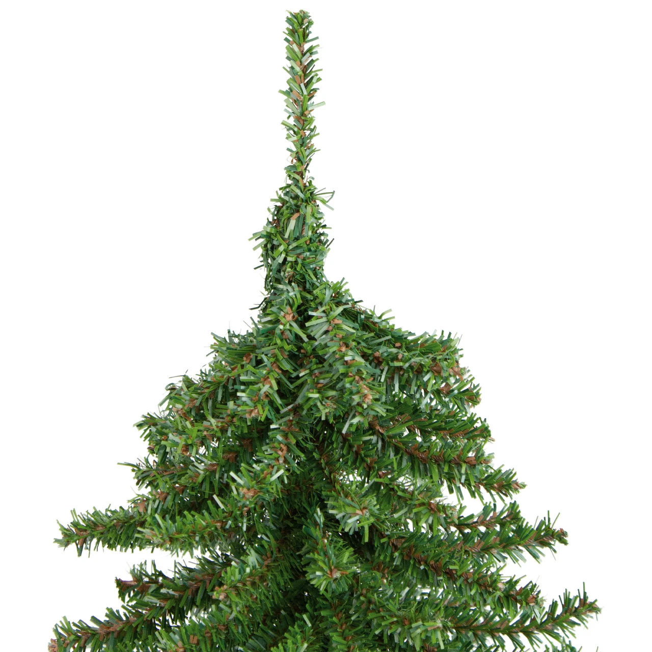 18" Potted Downswept Mini Village Pine Medium Artificial Christmas Tree, Unlit 6 18" Potted Downswept Mini Village Pine Medium Artificial Christmas Tree, Unlit - Image 4