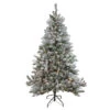 7' Pre-Lit Flocked Balsam Pine Artificial Christmas Tree - Clear Lights -Optimal Christmas Shop northlight v15957 new 60935.1667491242