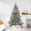 6' Pre-Lit Medium Flocked Balsam Pine Artificial Christmas Tree - Clear Lights 1 6' Pre-Lit Medium Flocked Balsam Pine Artificial Christmas Tree - Clear Lights -Optimal Christmas Shop northlight v15957 new 98422.1667663011