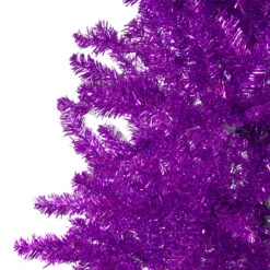 7' Metallic Purple Tinsel Artificial Christmas Tree - Unlit -Optimal Christmas Shop northlight v27318 same20as20v27319 2 71052.1667531285