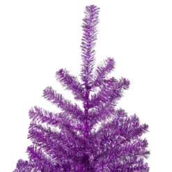 3' Metallic Purple Tinsel Artificial Christmas Tree - Unlit -Optimal Christmas Shop northlight v27321 2 56871.1667573622