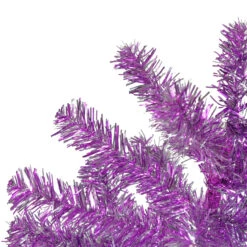 3' Metallic Purple Tinsel Artificial Christmas Tree - Unlit -Optimal Christmas Shop northlight v27321 3 10811.1667573621