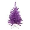 3' Metallic Purple Tinsel Artificial Christmas Tree - Unlit -Optimal Christmas Shop northlight v27321 42301.1667573621