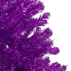 4.5' Metallic Purple Tinsel Artificial Christmas Tree -Unlit 10 4.5' Metallic Purple Tinsel Artificial Christmas Tree -Unlit -Optimal Christmas Shop northlight v27322 1 45656.1667530625