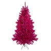 7' Metallic Dark Pink Artificial TinselChristmas Tree - Unlit 1 7' Metallic Dark Pink Artificial TinselChristmas Tree - Unlit -Optimal Christmas Shop northlight v27323 89498.1682111775