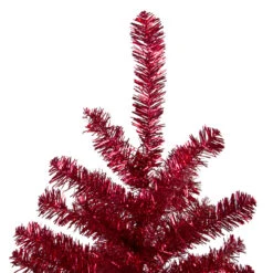3' Metallic Crimson Tinsel Artificial Christmas Tree - Unlit -Optimal Christmas Shop northlight v27325 2 41586.1682534560
