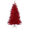 7' Metallic Red Tinsel Artificial Christmas Tree - Unlit -Optimal Christmas Shop northlight v27327 same20as20v27328 00109.1676305758