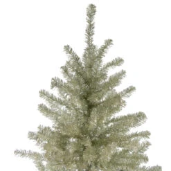 6' Unlit Medium Platinum Tinsel Artificial Christmas Tree -Optimal Christmas Shop northlight v27333 2 67651.1682520623