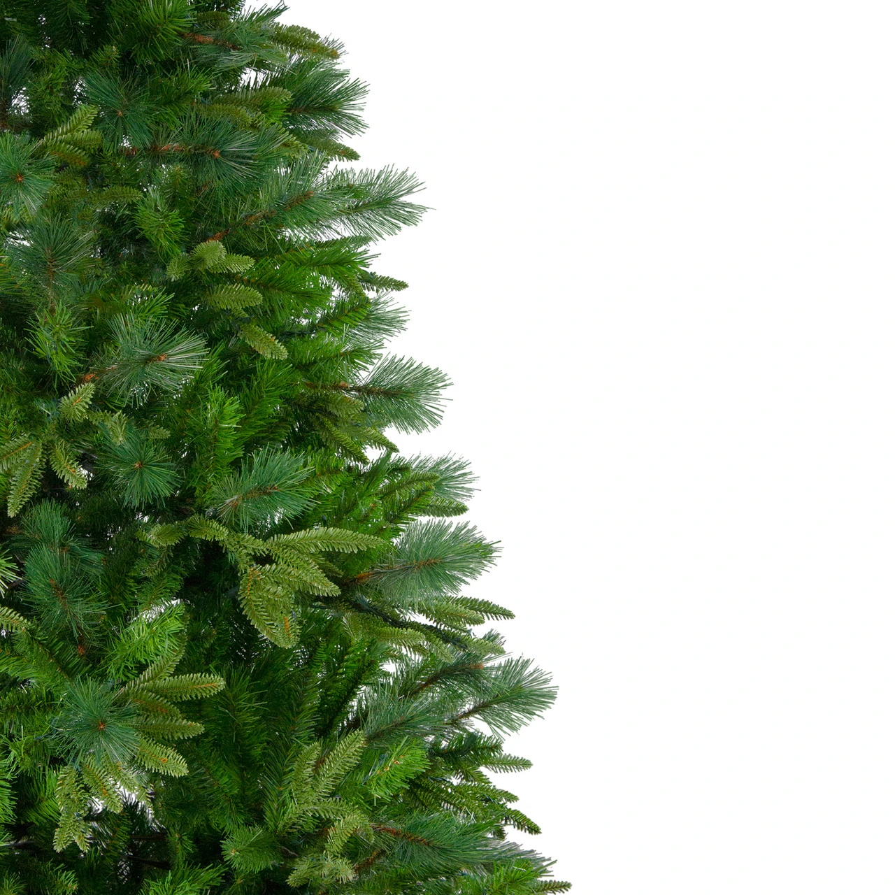 7.5' Medium Mixed Rosemary Emerald Angel Pine Artificial Christmas Tree - Unlit 5 7.5' Medium Mixed Rosemary Emerald Angel Pine Artificial Christmas Tree - Unlit - Image 3