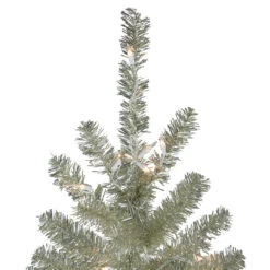 4.5' Soft Metallic Champagne Artificial Tinsel Christmas Tree - Clear Lights 11 4.5' Soft Metallic Champagne Artificial Tinsel Christmas Tree - Clear Lights -Optimal Christmas Shop northlight v27339 2 09132.1684855844