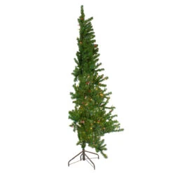 7.5' Pre-Lit Canadian Pine Slim Artificial Christmas Wall Tree - Multicolor Lights 10 7.5' Pre-Lit Canadian Pine Slim Artificial Christmas Wall Tree - Multicolor Lights -Optimal Christmas Shop northlight v27345 1 52141.1667530639