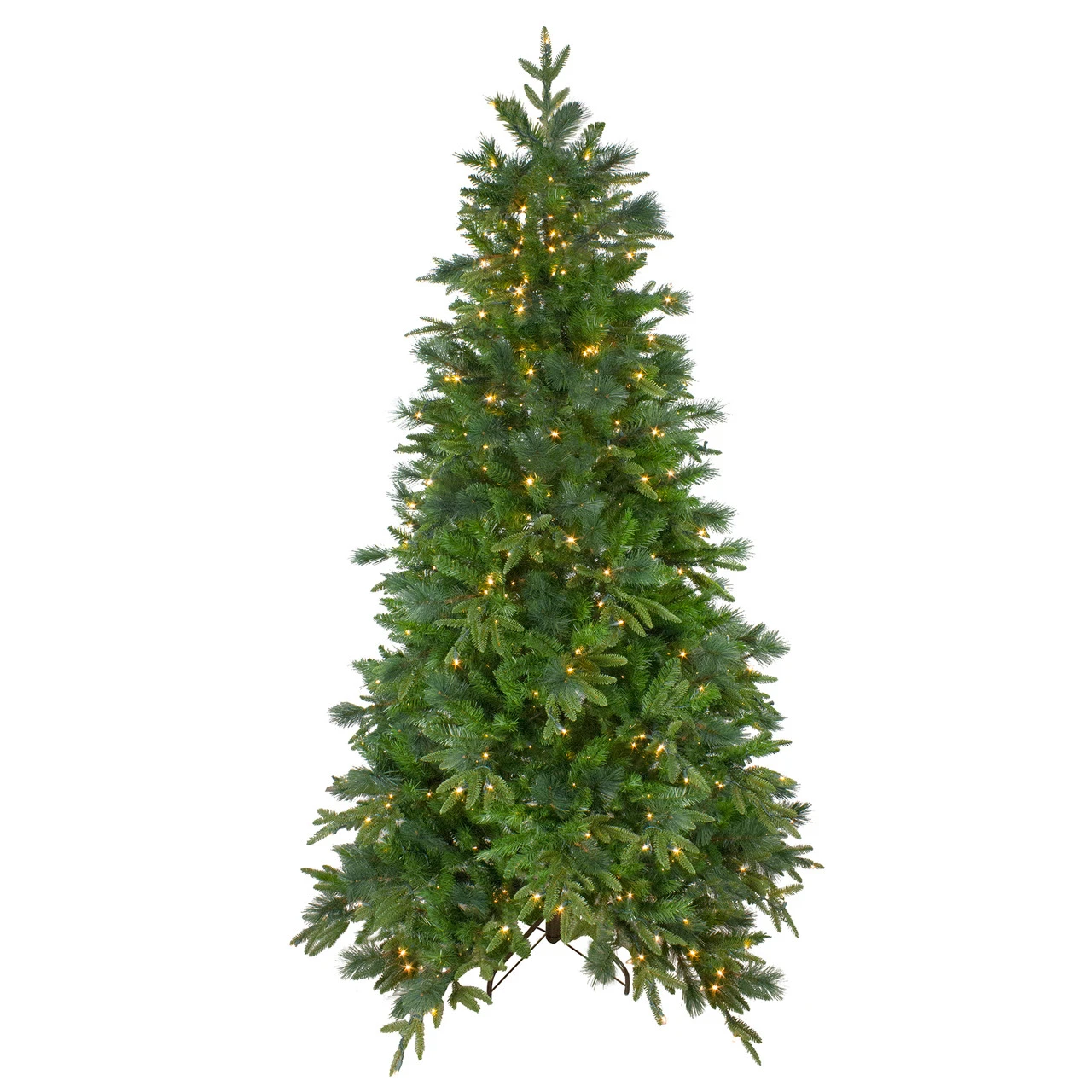 6.5' Pre-Lit Rosemary Emerald Angel Pine Artificial Christmas Tree - Warm White LED Lights 3 6.5' Pre-Lit Rosemary Emerald Angel Pine Artificial Christmas Tree - Warm White LED Lights