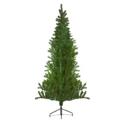 6.5' Canadian Pine Slim Artificial Christmas Wall Tree - Unlit -Optimal Christmas Shop northlight v27360 5 updated 86510.1667573607