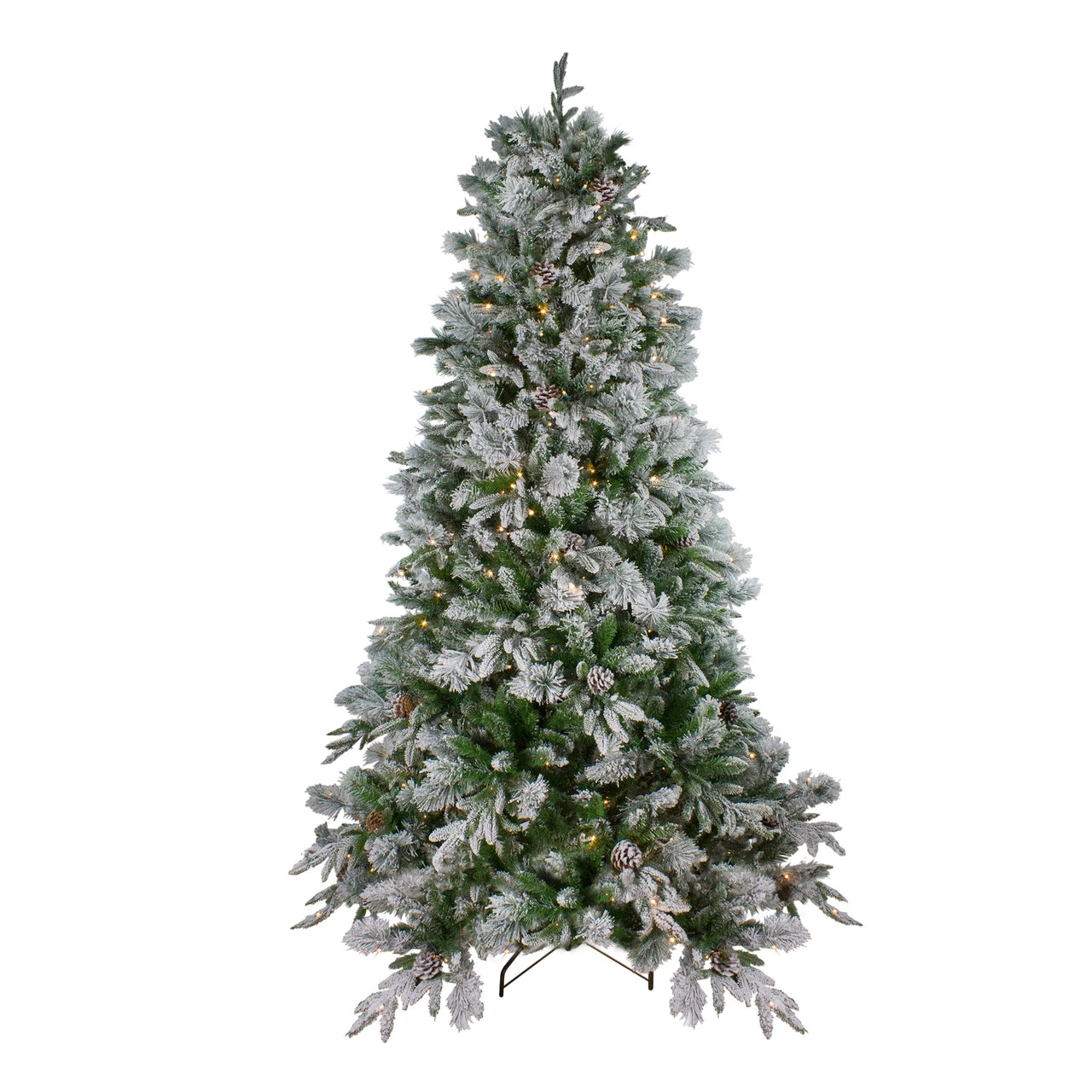 6.5' Pre-Lit LED Full Mixed Rosemary Emerald Angel Pine Artificial Christmas Tree - Clear Lights 3 6.5' Pre-Lit LED Full Mixed Rosemary Emerald Angel Pine Artificial Christmas Tree - Clear Lights
