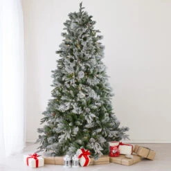 6.5' Pre-Lit LED Full Mixed Rosemary Emerald Angel Pine Artificial Christmas Tree - Clear Lights 10 6.5' Pre-Lit LED Full Mixed Rosemary Emerald Angel Pine Artificial Christmas Tree - Clear Lights -Optimal Christmas Shop northlight v27363 style 45976.1667573609