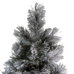 7.5' Flocked Black Spruce Artificial Christmas Tree - Unlit -Optimal Christmas Shop northlight v27371 1 69824.1667491075