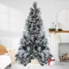 7.5' Flocked Black Spruce Artificial Christmas Tree - Unlit 1 7.5' Flocked Black Spruce Artificial Christmas Tree - Unlit -Optimal Christmas Shop northlight v27371 45773.1667491074