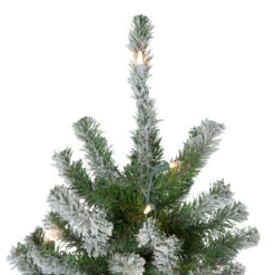 7' Pre-Lit Pencil Flocked Alpine Artificial Christmas Tree - Clear Lights 13 7' Pre-Lit Pencil Flocked Alpine Artificial Christmas Tree - Clear Lights -Optimal Christmas Shop northlight v27441 2updated 94542.1676305834
