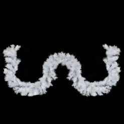 9' X 10" Icy White Iridescent Spruce Artificial Christmas Garland - Unlit -Optimal Christmas Shop northlight v87058 2 97072.1667488279