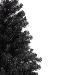 6' Black Colorado Spruce Artificial Halloween Tree - Unlit -Optimal Christmas Shop northlight v87071 1 55533.1667489900