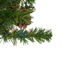 3' Pre-Lit Canadian Pine With Pine Cones Artificial Christmas Tree - Clear Lights 8 3' Pre-Lit Canadian Pine With Pine Cones Artificial Christmas Tree - Clear Lights -Optimal Christmas Shop northlight v90256 3 47700.1667529910