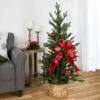 4' Pre-Lit Potted Grande SpruceArtificial Christmas Tree, Clear Lights -Optimal Christmas Shop northlight v94168 1 14546.1681395771