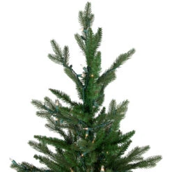 4' Pre-Lit Potted Grande SpruceArtificial Christmas Tree, Clear Lights -Optimal Christmas Shop northlight v94168 2 52160.1681395773