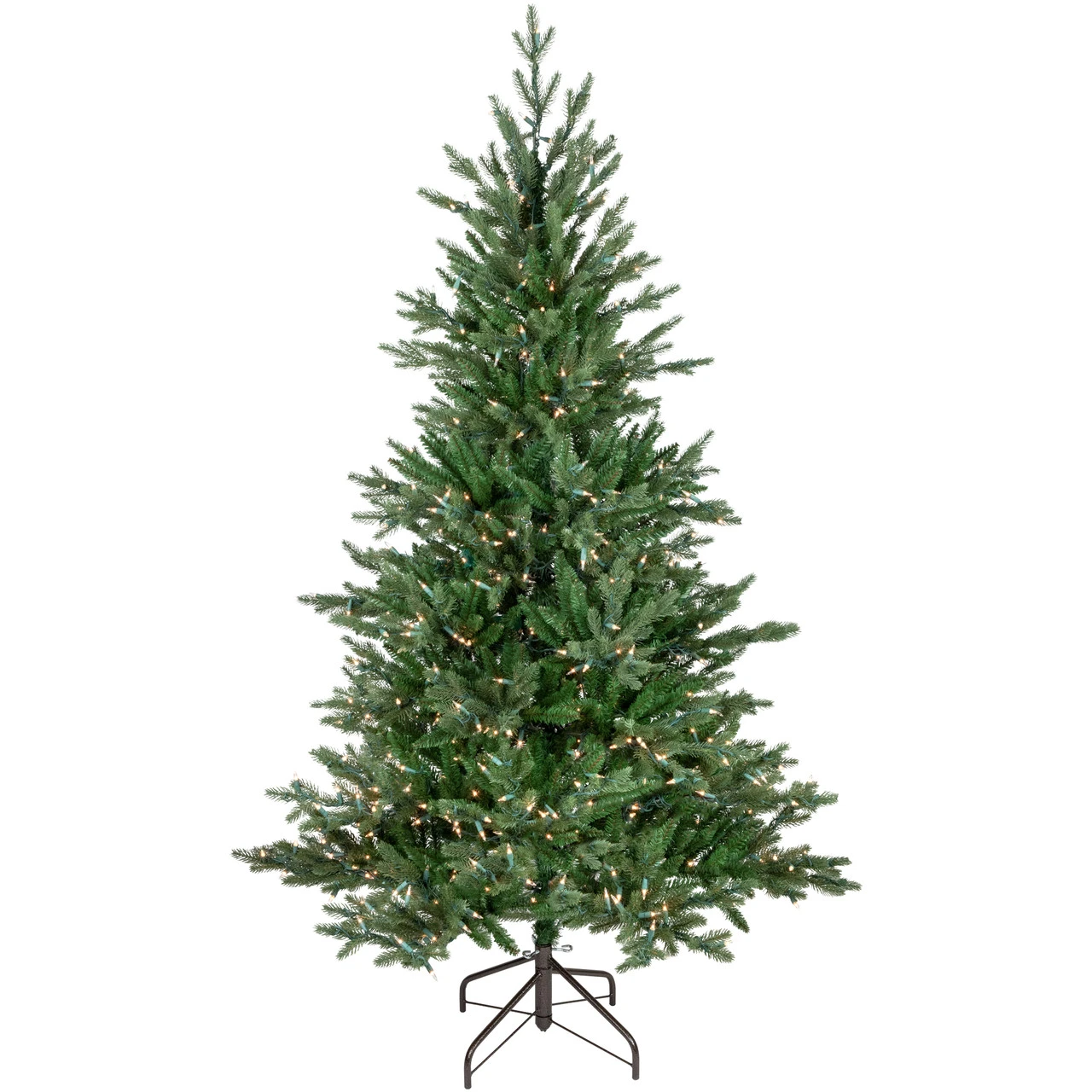 7' Pre-Lit Grande Spruce Artificial Christmas Tree, Clear Lights 4 7' Pre-Lit Grande Spruce Artificial Christmas Tree, Clear Lights - Image 2