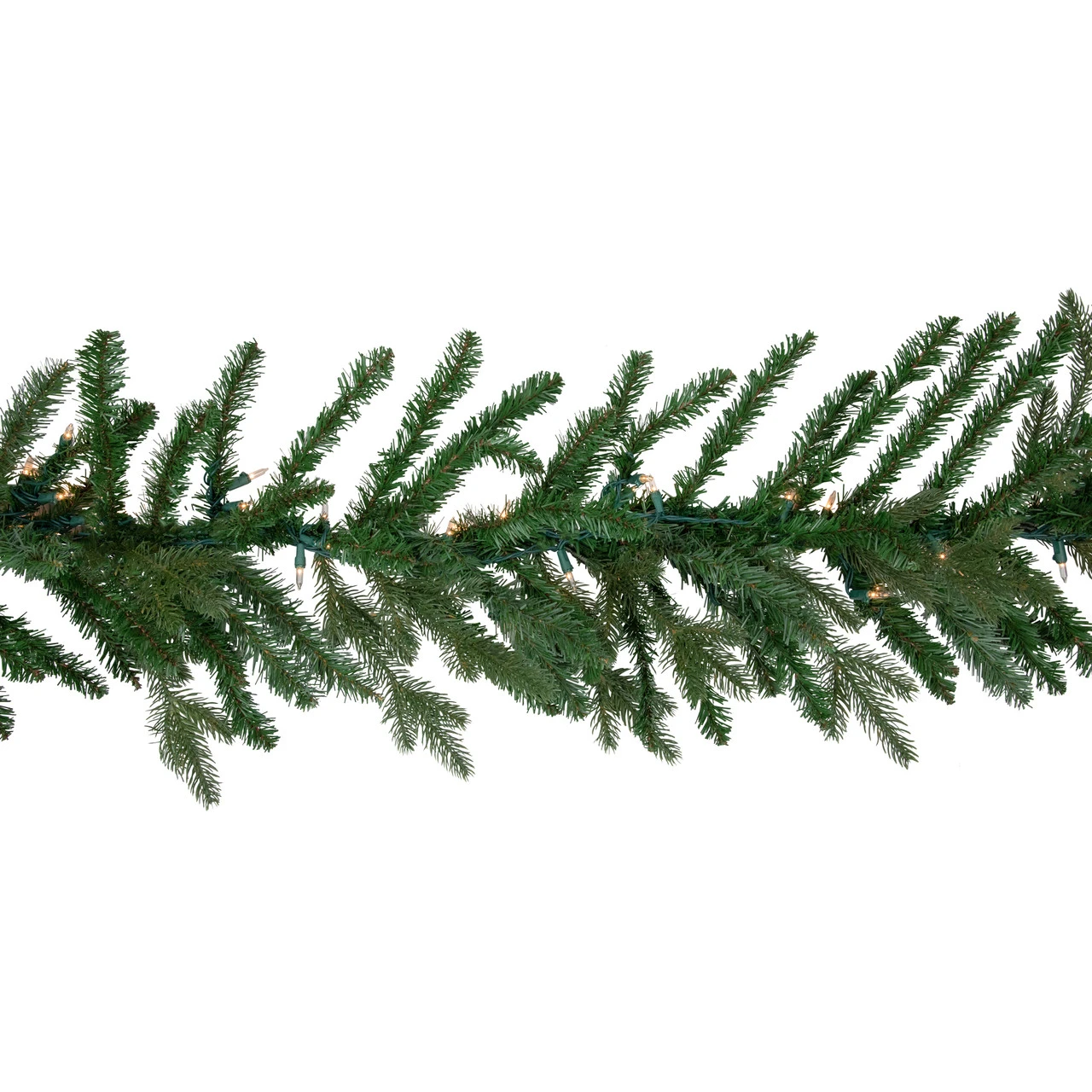9' X 14" Pre-Lit Grande Spruce Artificial Christmas Garland, Clear Lights 7 9' X 14" Pre-Lit Grande Spruce Artificial Christmas Garland, Clear Lights - Image 5