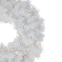 Pre-Lit White Alaskan Pine Artificial Christmas Wreath, 24-Inch, Warm White LED Lights 9 Pre-Lit White Alaskan Pine Artificial Christmas Wreath, 24-Inch, Warm White LED Lights -Optimal Christmas Shop northlight v94181 2new2023 33964.1675807715