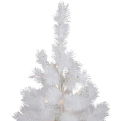 3' Pre-Lit White Alaskan Pine Artificial Christmas Tree, Warm White LED Lights -Optimal Christmas Shop northlight v94184 3 35633.1682534647