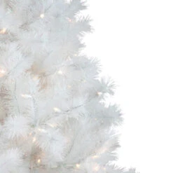 6.5' Pre-Lit White Alaskan Pine Artificial Christmas Tree, Warm White LED Lights 10 6.5' Pre-Lit White Alaskan Pine Artificial Christmas Tree, Warm White LED Lights -Optimal Christmas Shop northlight v94185 2 56994.1674058122