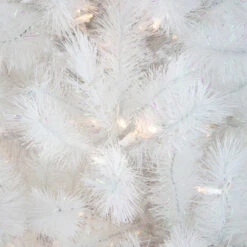 6.5' Pre-Lit White Alaskan Pine Artificial Christmas Tree, Warm White LED Lights 9 6.5' Pre-Lit White Alaskan Pine Artificial Christmas Tree, Warm White LED Lights -Optimal Christmas Shop northlight v94185 3 05189.1674058122