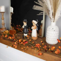 5' X 6" Autumn Harvest Berries And Leaves Rustic Twig Artificial Thanksgiving Garland - Unlit 8 5' X 6" Autumn Harvest Berries And Leaves Rustic Twig Artificial Thanksgiving Garland - Unlit -Optimal Christmas Shop northlight vm02195 1 14748.1670956218
